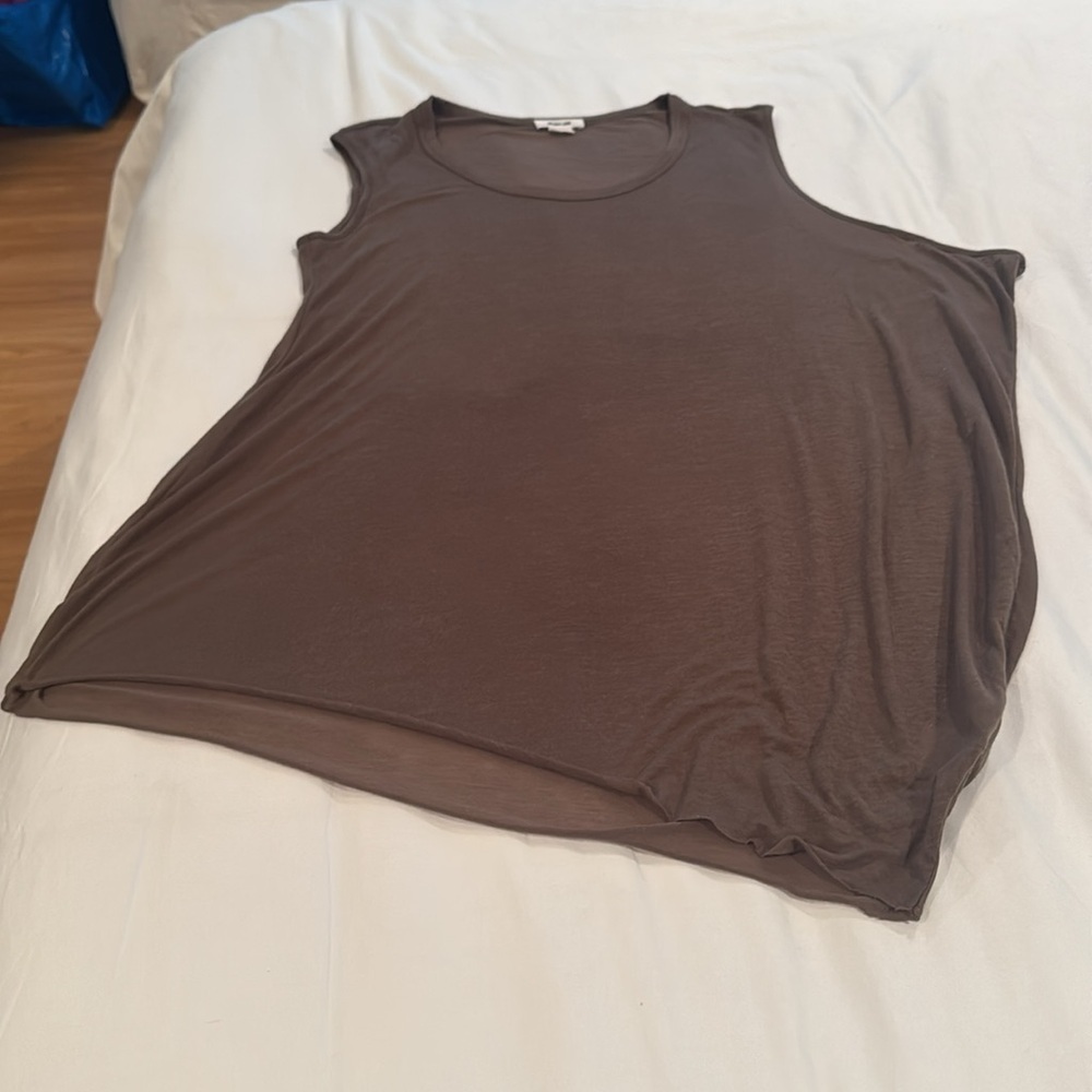 Helmut Lang Brown Sleeveless Tank - Picture 9 of 9